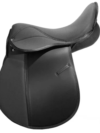 Седло универсальное синтетическое Euro Rider EQUIMAN (18″, черный)